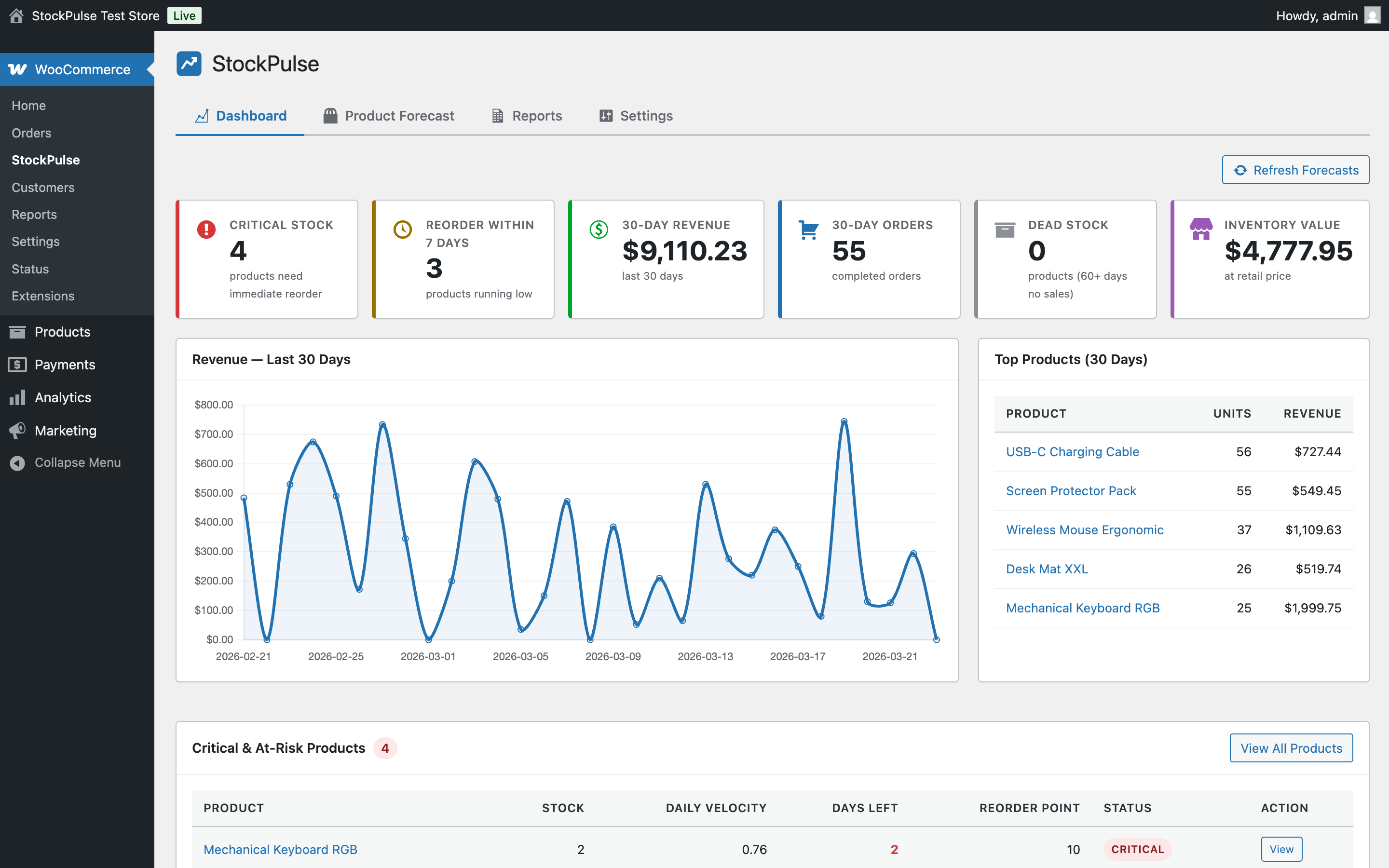 StockPulse Dashboard